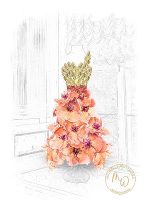 Just Peachy ballgown