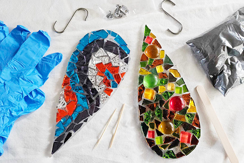 Grouting the teardrops