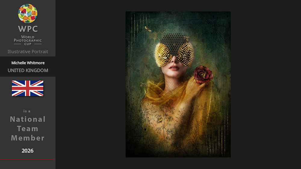 Team UK - WPC 2026 - member Michelle Whitmore, image of Queen Bee